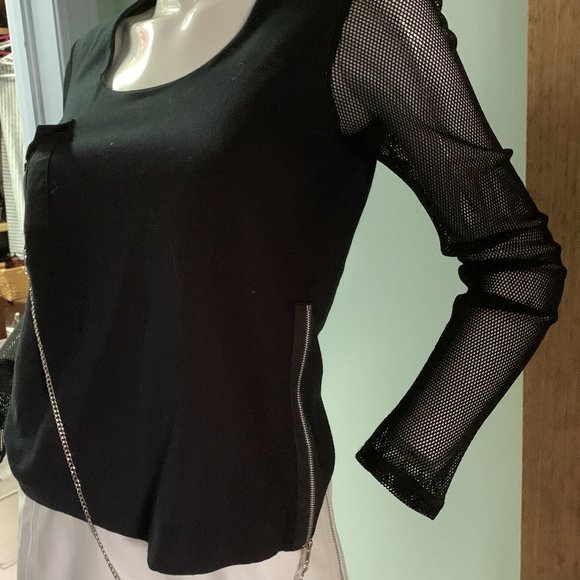 cyc small top mesh sleeves black - Picture 2 of 5